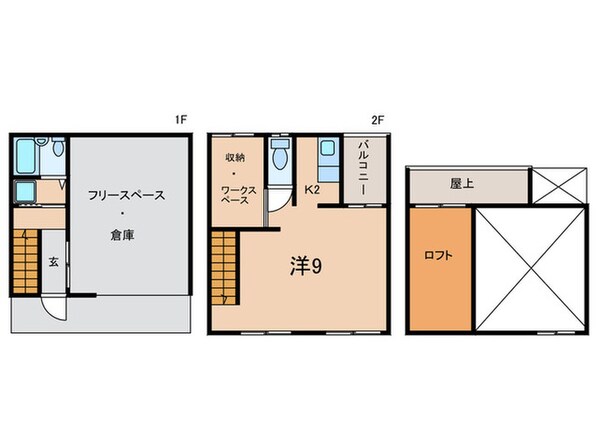 仮）ＫＯＹＡＩＫＥ－ＢＡＳＥの物件間取画像